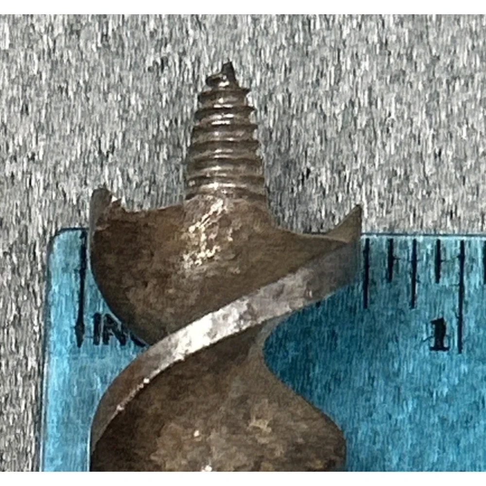 Vintage PS&W No 11 Ship Auger Bit Square Taper Shank Woodworking Drill 11/16